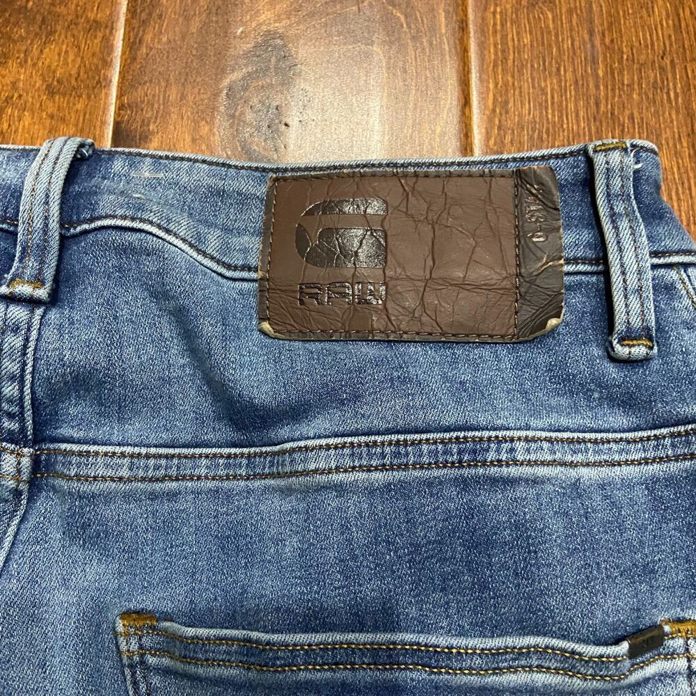 G-Star Raw 3D Slim Arc Cut Denim Stretch Blue Jeans Men's Size 30W x 30L - Picture 6 of 11